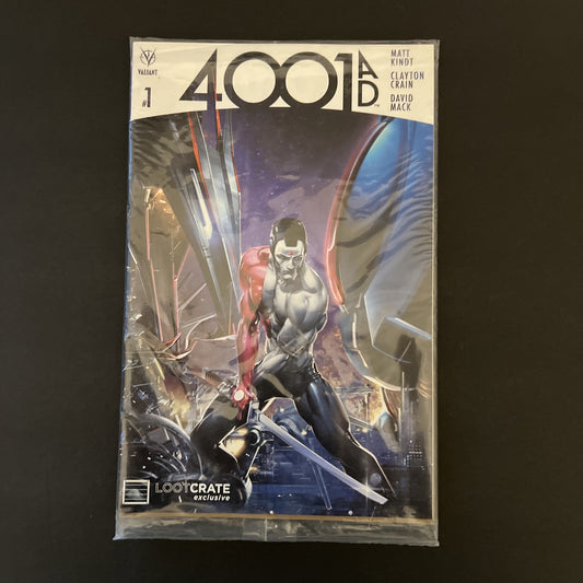 4001 A.D. #1 Lootcrate Exclusive-Clayton Crain (Valiant Comics Entertainment May