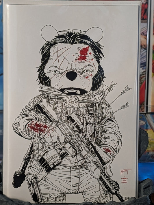 Poohzrkr Black, White and Red #1 SDCC24 TenFwd Comics Exclusive