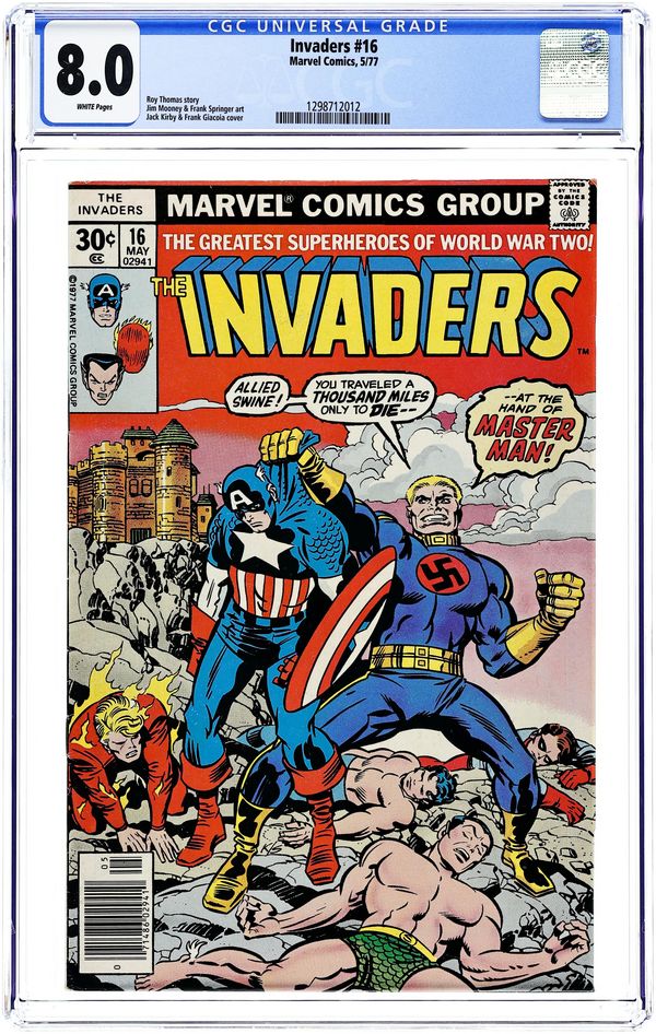 Invaders (1975 Marvel 1st Series) 16 CGC 8.0