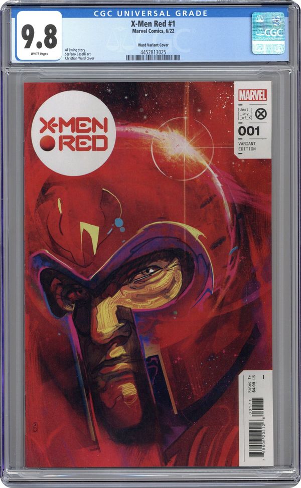 X-Men Red (2022 Marvel) 1G CGC 9.8 Ward 1:50 Variant
