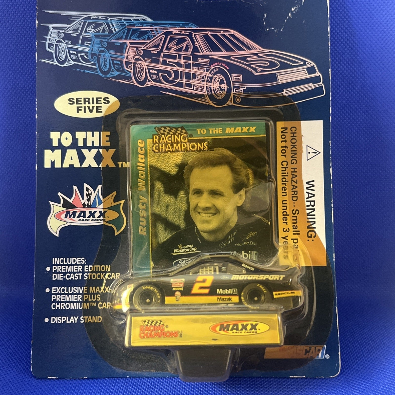 1994 NASCAR #2 Rusty Wallace (to the maxx) series 1 racing champions 1/64 scale
