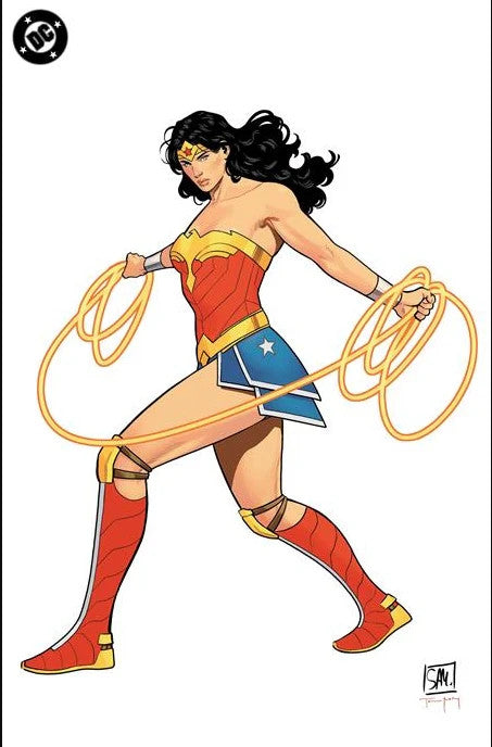 WONDER WOMAN #31 CVR G DANIEL SAMPERE CORNER BOX SPOT FOIL VAR