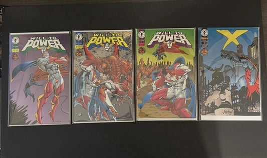 •Will to Power #1–3 Dark Horse Comics 1994 3-Book Lot