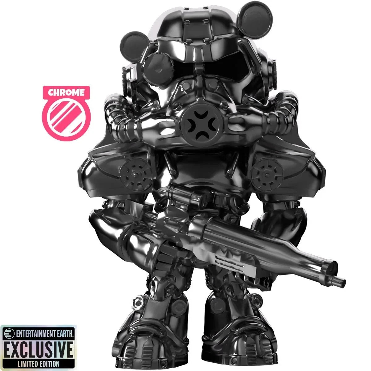 Fallout Collection T-60 Power Armor Chrome Variant Vinyl Figure #5 -Enter
