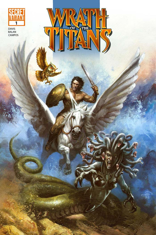Wrath of the Titans #1 Humam Qutub Secret Trade Variant LTD 60